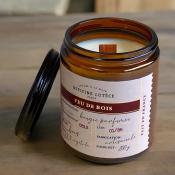 BOUGIE PARFUMEE VEGANE - FEU DE BOIS 