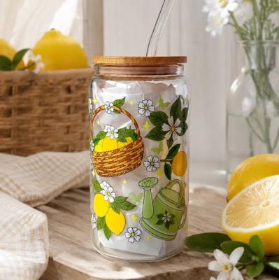 GOBELET EN VERRE - CITRON DU JARDIN 