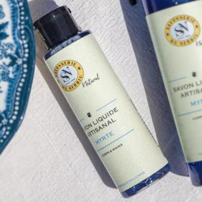 SAVON LIQUIDE - MYRTE - SAVONNERIE DE NEBBIU CORSICA  