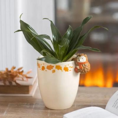 POT A PLANTE - HERISSON D' AUTOMNE 