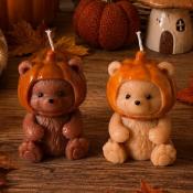 BOUGIE - NOUNOURS CITROUILLE COULEUR BEIGE
