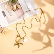 COLLIER PENDENT - ETOILE DE MER - ECLAT PARIS 