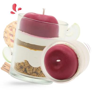 BOUGIE GOURMANDE VEGANE XXL - TARTE TATIN - COLLECTION AUTOMNE - LES FEES MERES