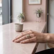 BAGUE AJUSTABLE - TRIPLE ANNEAUX