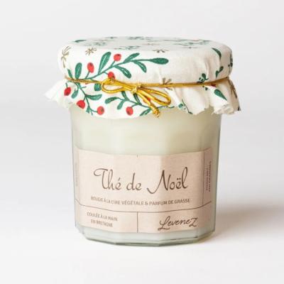 BOUGIE VEGANE - THE DE NOEL - ATELIER LEVENEZ