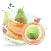 BOUGIE GOURMANDE - GRENADE POIRE - LES FEES MERES