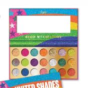 PALETTE DE PIGMENTS PRESSES - UNITED SHADES OF GLITTER - RUDE COSMETICS