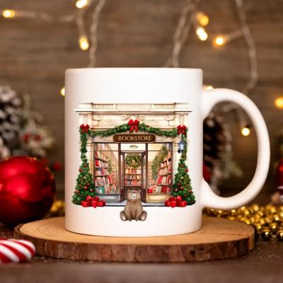 MUG CERAMIQUE - LA LIBRAIRIE DES REVES D'HIVER - LES MOONETTES