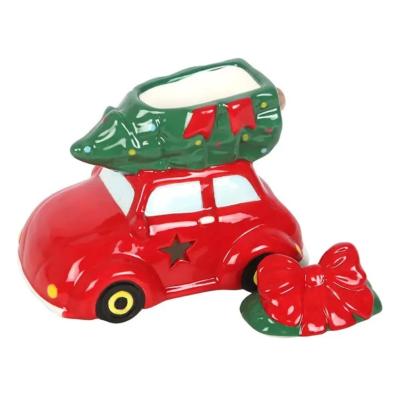 BRULEUR - VOITURE CLASSIQUE AVEC SAPIN DE NOEL