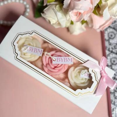 BOUGIE - COFFRET PETITES ROSES - POMME D'AMOUR 