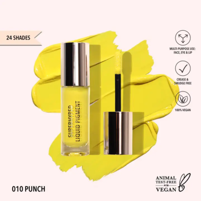 FARD A PAUPIERES LIQUIDE - MOIRA - JAUNE NEON