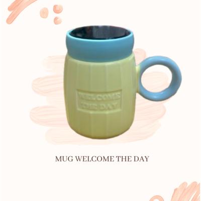 MUG - PASTEL -  WELCOME THE DAY