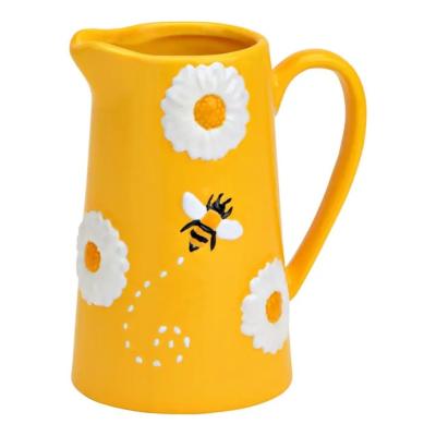 VASE PICHET - IMPRIME ABEILLES ET FLEURS