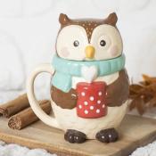 TASSE A COUVERCLE - HIBOU 