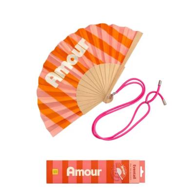 EVENTAIL AVEC BANDOULIERE - AMOUR - WOOM
