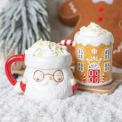 MUG EN FORME DE PERE NOEL 