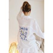 CHEMISE GAZE DE COTON - CITRON - ESTEE BROWN