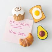 ENSEMBLE D'AIMANTS POUR FRIGO- BRUNCH CLUB
