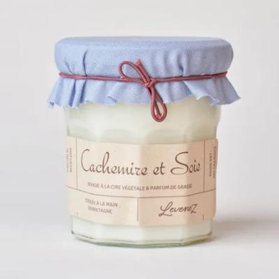 BOUGIE VEGANE - CACHEMIRE ET SOIE - ATELIER LEVENEZ