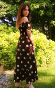 ROBE LONGUE A POIS - ESTEE BROWN