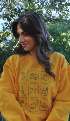 SWEAT SHIRT - TIMBRE POSTE D'AUTOMNE 