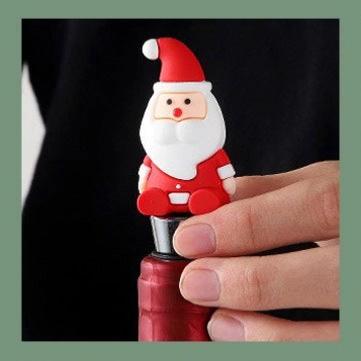BOUCHON DE BOUTEILLE DE VIN - PERE NOEL