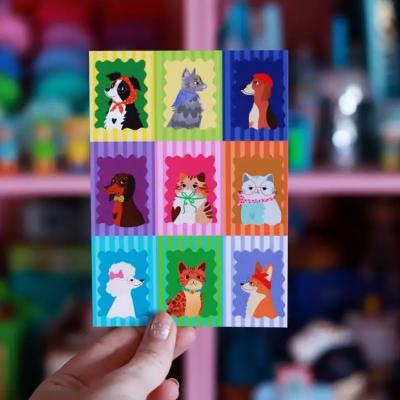 CARTE POSTALE - PORTRAIT CHAT