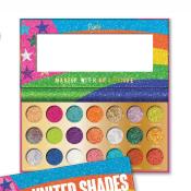 PALETTE DE PIGMENTS PRESSES - UNITED SHADES OF GLITTER - RUDE COSMETICS