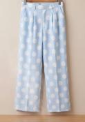 PANTALON A POIS - BLEU - MOOYA 
