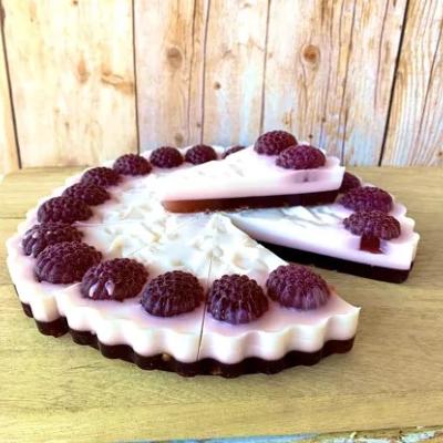 PART DE TARTE - FRAMBOISE - SAVONNERIE DE BORMES