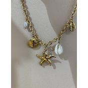 COLLIER ETOILE DE MER - ACIER INOXYDABLE