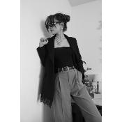 BLAZER - DENTELLE - NOIR - ESTEE BROWN