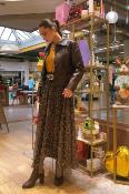 JUPE LONGUE IMPRIMEE LEOPARD - ESTEE BROWN 