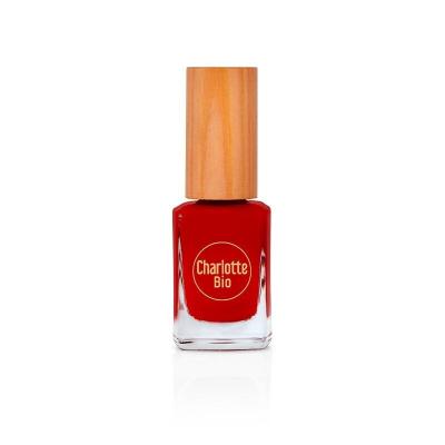VERNIS BIOSOURCE - ROUGE PARFAIT - CHARLOTTE BIO 